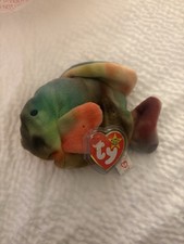 Ty Beanie Baby Coral The Fish With Tag Retired, 1995