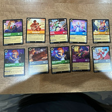 Disney Lorcana Hyperia City TCG Ravensburger 10 Card Lot Cinderella Super Rare