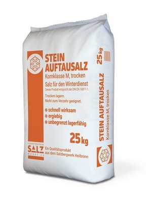 25 kg - 1 Sack Streusalz Auftausalz (1x25 kg | Streumittel Tausalz