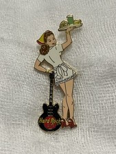 Hard Rock Cafe Osaka 2nd Anniversary Server in White Uniform Pin