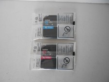 2 Genuine Brother LC103C-XL Cyan  LC103M-XL Magenta Ink Cartridges New/Sealed