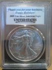 2009 American Eagle Silver Dollar, 1 Oz. Of Fine Silver, From PCGS