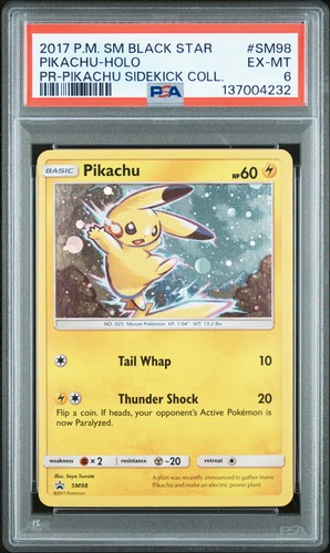 Pikachu graded PSA 6 for sale on eBay