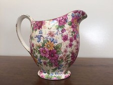 Royal Winton CHEADLE  Floral CHINTZ 12 Ounce Jug ~ England