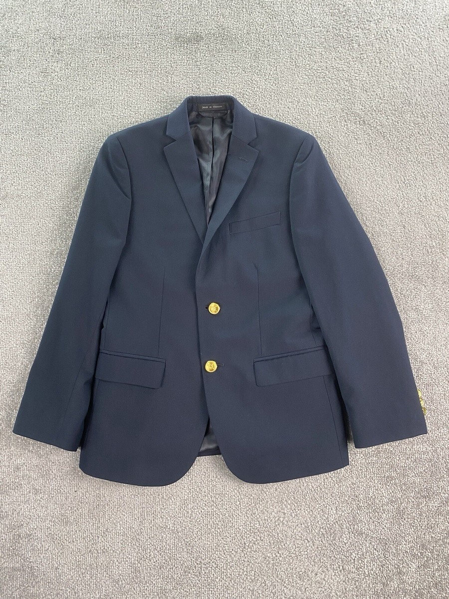 Navy Blazer Boys Designer Blazer Navy Boys' Badged Designer Blazer