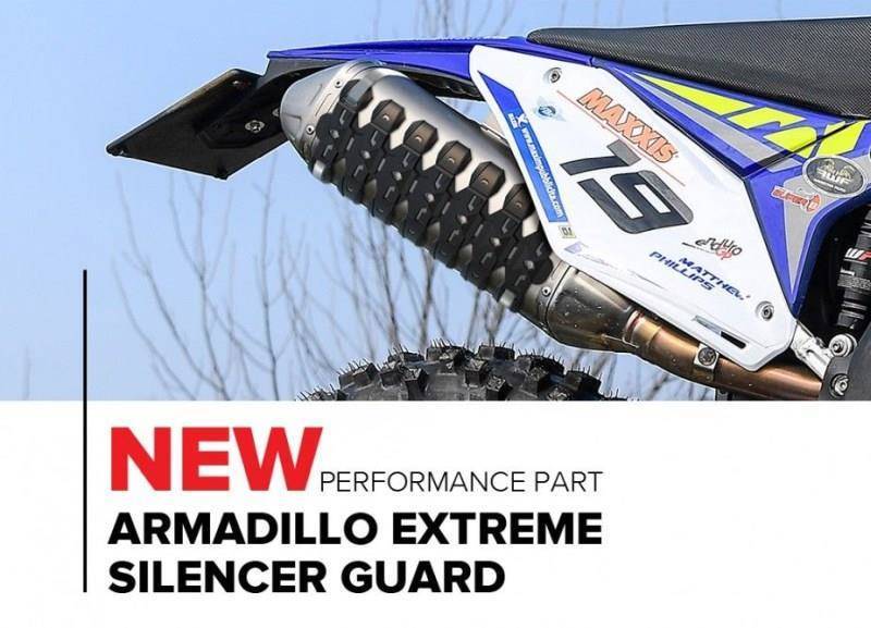 Protecteur de silencieux universel Armadillo Extrem Cou pour protection échappement moto