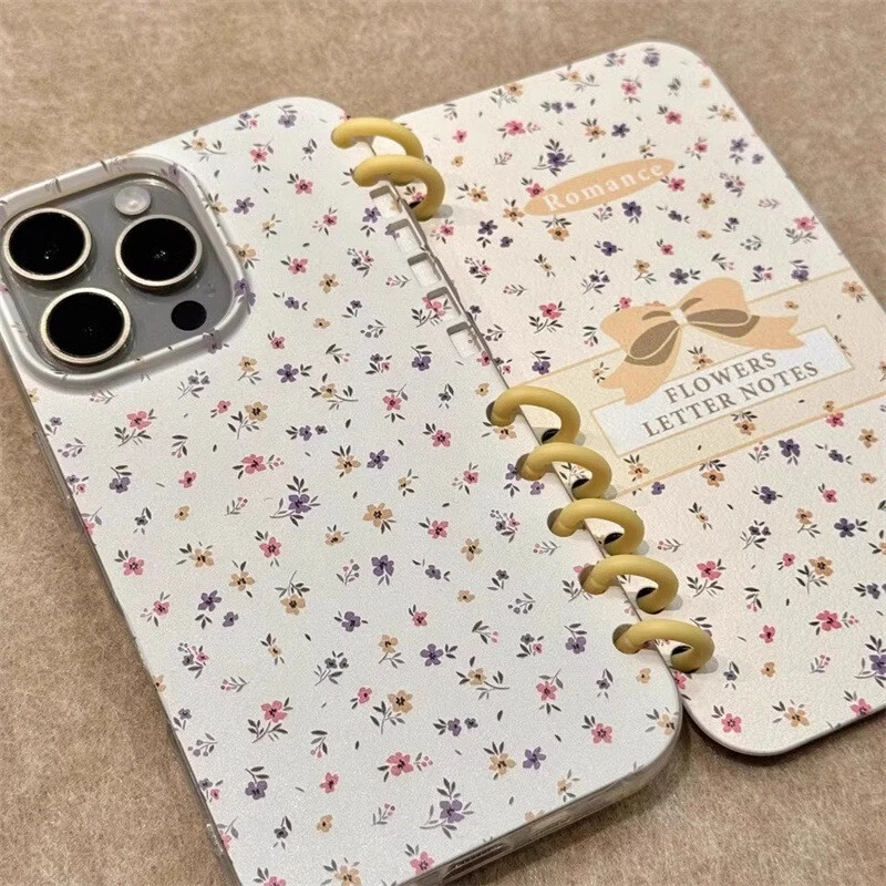 Funny Notebook-Shaped Flip Phone Case for Apple iPhone 13 14 15 16