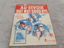 AU REVOIR BUT NOT GOODBYE - SHEET MUSIC