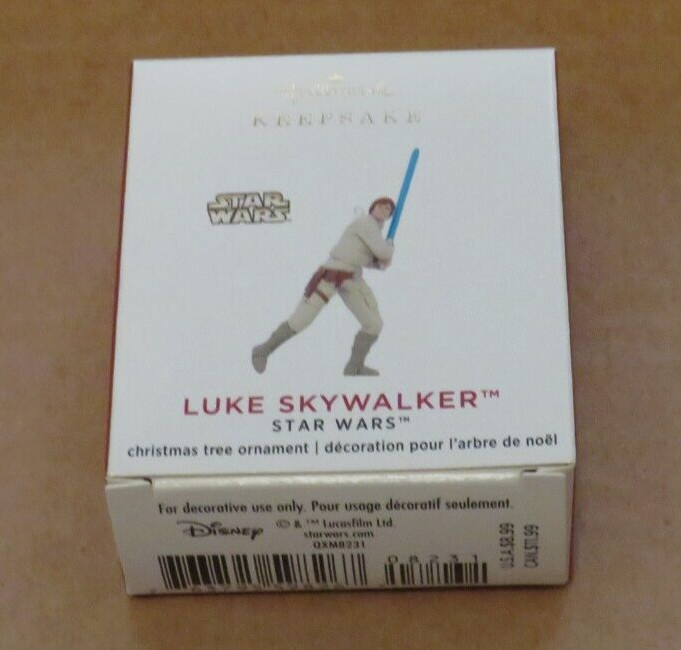 Luke Skywalker Star Wars 2020 Hallmark Miniature Ornament Never Displayed