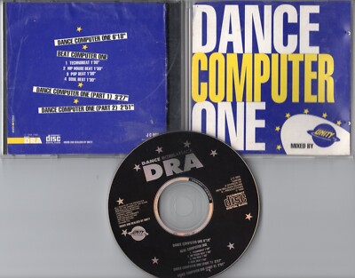 Unity Maxi-CD DANCE COMPUTER ONE 1990 Belgium 4-track House Electro - COVER CUT