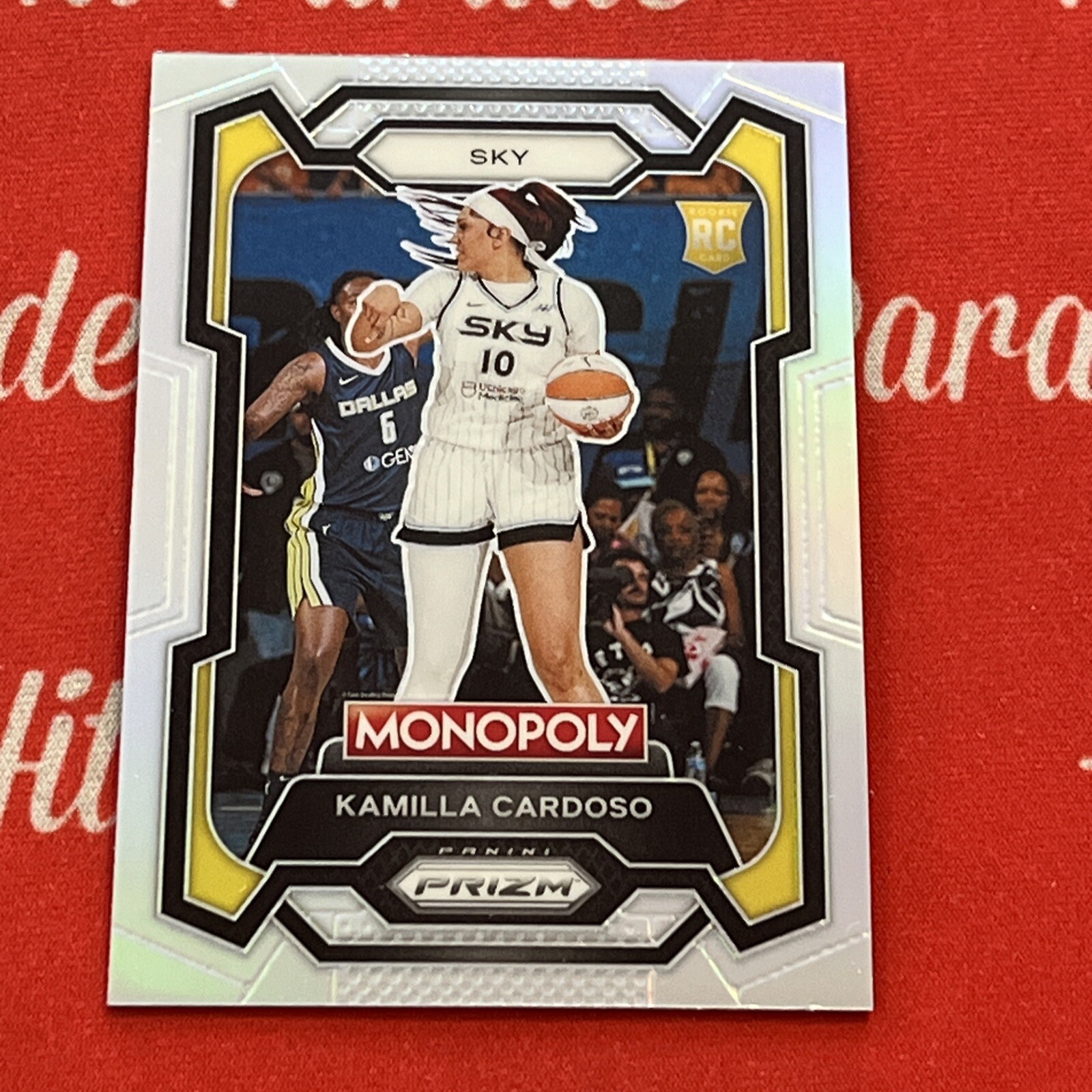 Kamilla Cardoso Rookie Silver Prizm 2024 Panini WNBA Monopoly Prizm #2 RC