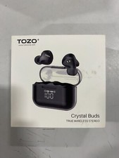 TOZO Crystal Buds Wireless Earbuds Crystal-Clear Call Headphone Waterproof IPX8