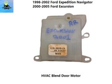 Xl3h-19e616-ca 00 To 05 Ford Excursion Ac Heater Hvac Rear Blend Motor Actuator