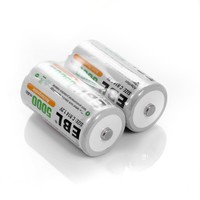 2 X Ebl 5000mah 1.2v R14 C Size Ni-mh Rechargeable Battery Pack For Toys 2 X Ebl 5000mah 1.2v R14 C Size Ni-mh Rechargeable Battery Pack For Toys