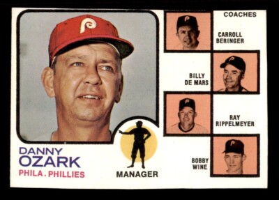 1973 Topps Baseball #486 Phillies Manager/ Coaches VG/EX *d4
