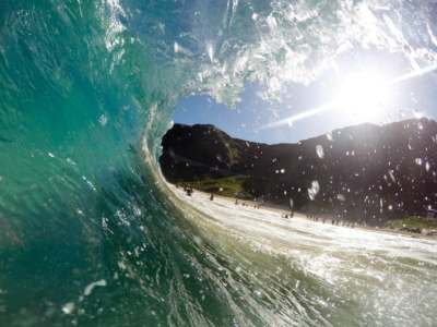 Blue Ocean Wave,High quality Canvas print choose your size 
