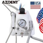 Portable Dental Turbine Unit 4 Holes 3 Way Syringe Work with Air Compressor UPS