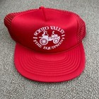 Scioto Valley Fire Equipment Hat Trucker Snapback Cap Red Fire Department VTG
