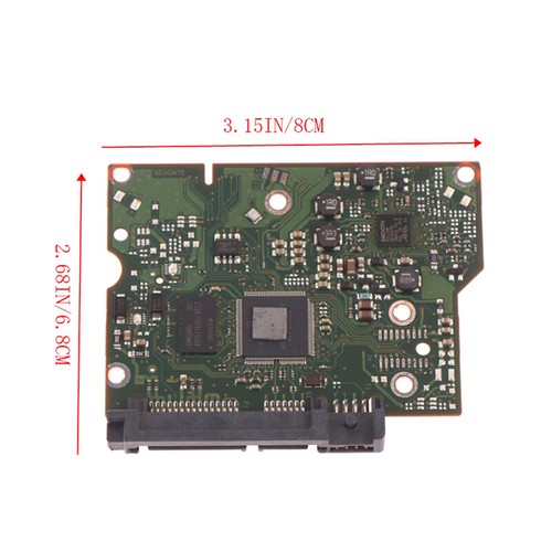 Seagate HDD PCB Logic Board/ 100687658 REV C , 100687658 REV B / ST3000DM0E9 - Picture 3 of 15