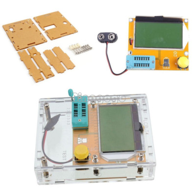 LCR-T4 TRANSISTOR TESTER Mega328 Diode Triode Capacitance ESR Meter MOS LCR-T4 TRANSISTOR TESTER Mega328 Diode Triode Capacitance ESR Meter MOS