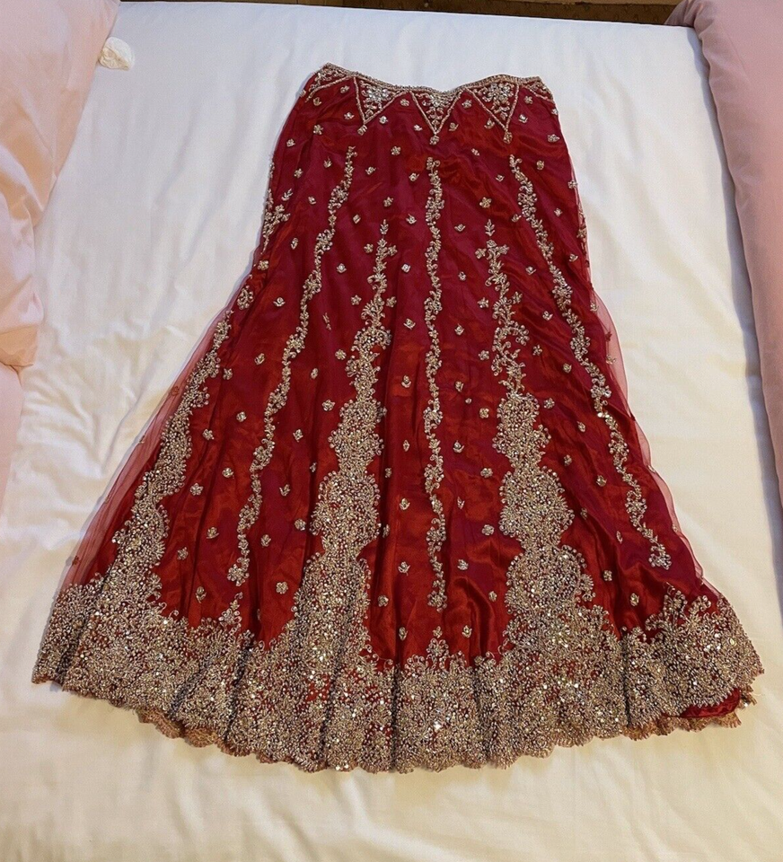 Indian Women’s Wedding Dress, 2 Piece, Party, Event, Beaded Outfit