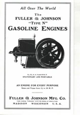 Fuller & Johnson Model N Gas Engine Motor Book