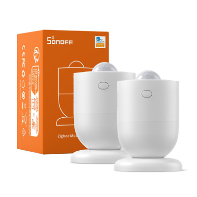 2 Pack SONOFF SNZB-03P Zigbee Motion Sensor,Automations Wireless Motion Detector