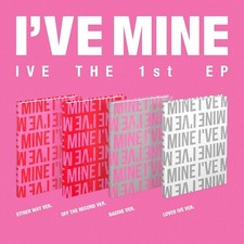 K-POP IVE 1st EP Album I'VE MINE Random Ver. CD 92p P.Book P.Card Dust Jacket