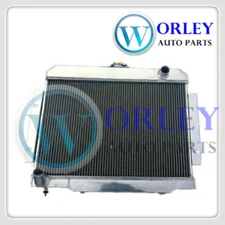 Aluminum Radiator For JEEP CJ5 CJ6 CJ7 Scrambler 3.8/4.2/5.0L 3 Row 1972-1986