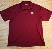 Nike PGA Amstel Light Logo Red Golf Polo Shirt Mens XL Lightweight Polyester