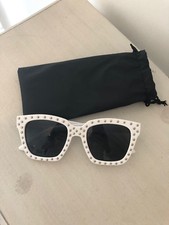 UNBRANDED White Stud Sunglasses Retail 100