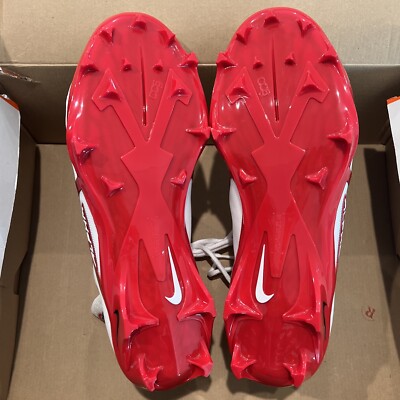 Size 15 Wide Nike Alpha Menace Elite 3 Football Cleats OHIO STATE PE New Size 15 Wide Nike Alpha Menace Elite 3 Red Football Cleats  main image 3