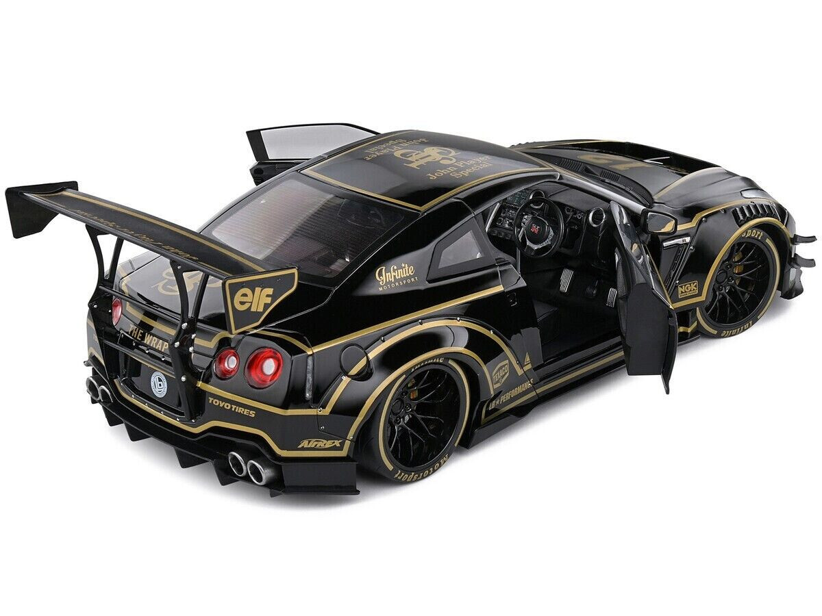 Nissan GTR R35 Liberty Walk Kit Jps Black 2022 Solido S1805806 1