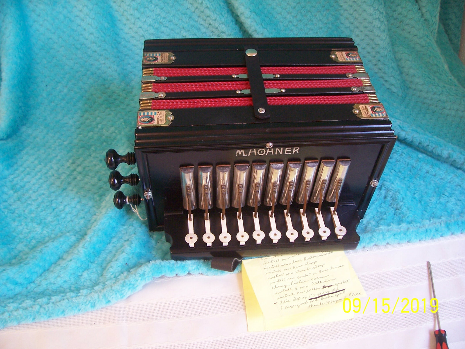 Cajun Accordion for sale compared to CraigsList Only 4 left at 70
