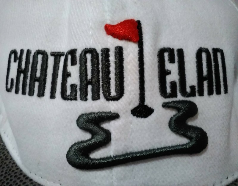 CHATEAU ELAN Legendary Headwear White Strapback Golf Cap Hat VTG HTF Rare NWT