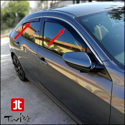 Deflettori Aria Per Opel Zafira C 2012-2019 5-Porte Set 4 Antiturbo