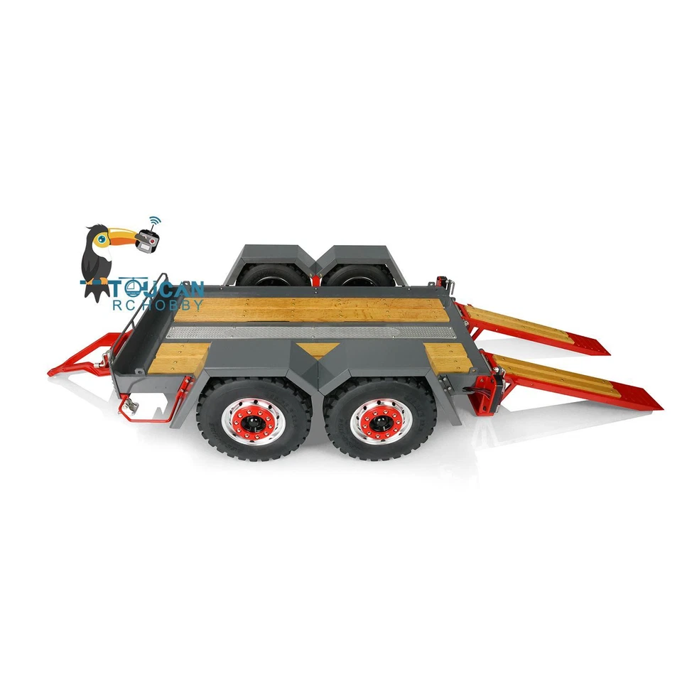 Metal Trailer Plate For 1/14 LESU Skid Steer LT5 LT5H Hydraulic Loader RC Model - Image 3 of 4