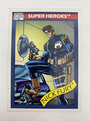 1990 Marvel Comics Superheroes Nick Fury S.H.I.E.L.D. Trading Card #5