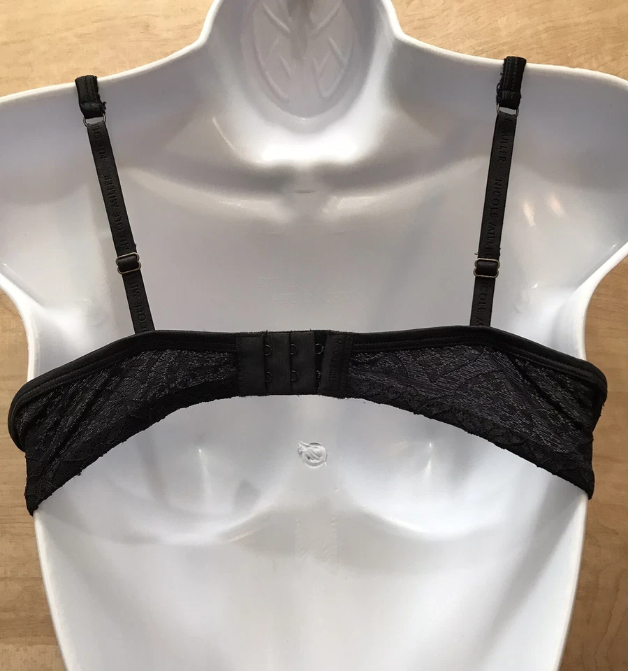 Sutiã Nicole Miller New York com aro push up tamanho 36B preto - Imagem 4 de 4