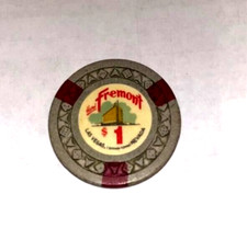 Las Vegas Nevada 1 Casino Chip HOTEL FREMONT Downtown Arodie Mold 2nd Issue