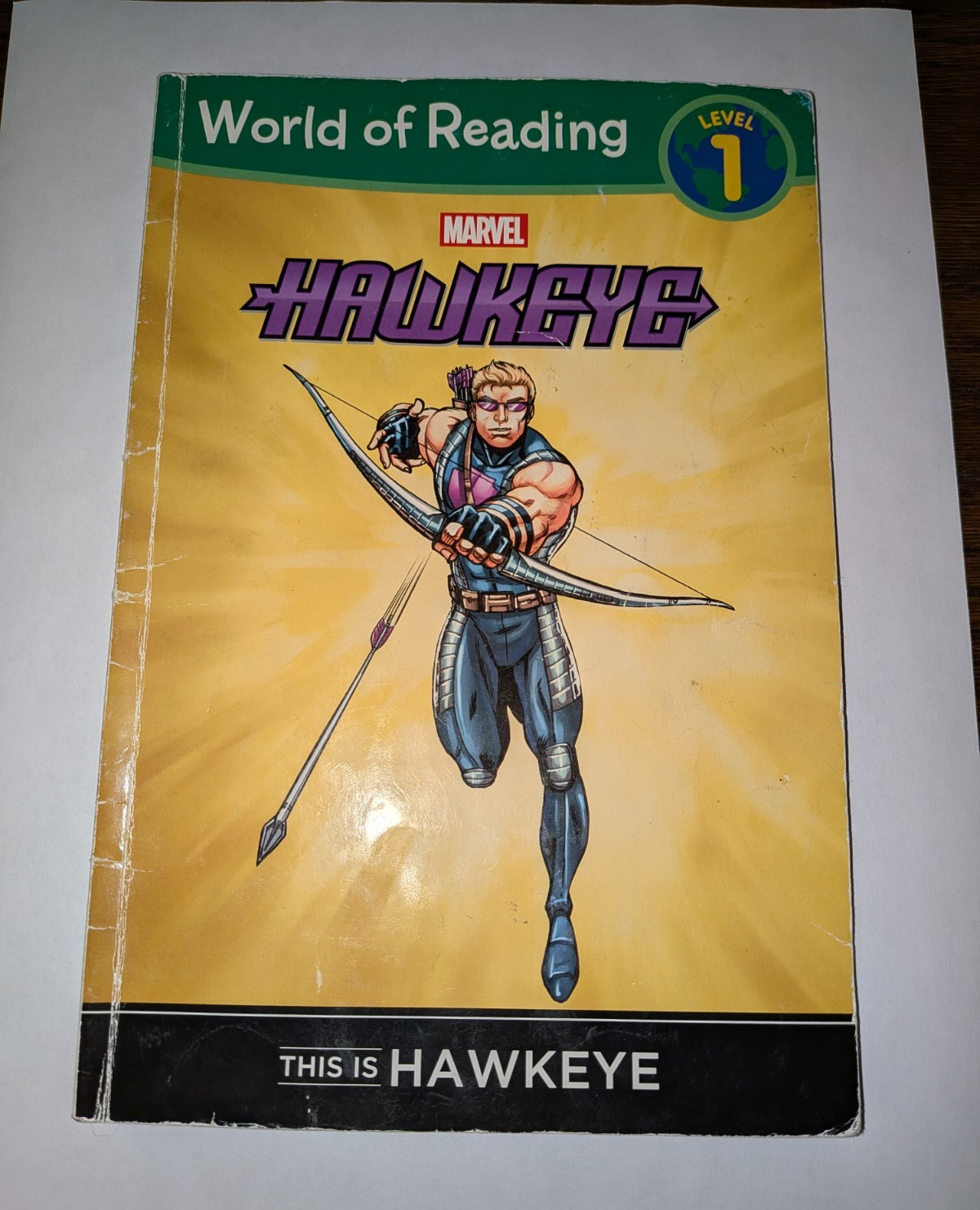 World of Reading: This Is Hawkeye Marvel 2015 PB Ages 4-8