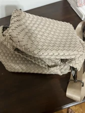 Naghedi St Barths Medium Tote Handbag In Ecru