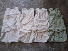 Lot of 4 Halo Sleep Sack Swaddle Fleece Newborn Unisex