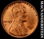 1941-D Lincoln Cent- Red- Choice Gem Brilliant Uncirculated++++ Luster #J7509