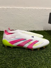 Adidas Predator Elite Laceless FG Celestial Victory - Footwear White/Lucid Pink/