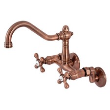 Kingston Brass KS322.AX Vintage 1.8 GPM Widespread Bridge Kitchen - Copper