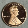 1996-S San Francisco Lincoln Memorial 1 Cent Penny Proof Coin