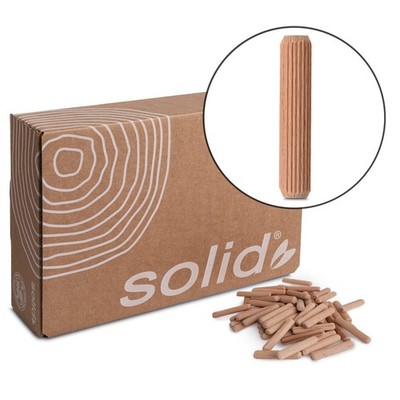 Holzdübel Solid Set 600 Stück Möbeldübel Holz Holzstifte Holzverbindung Dübel