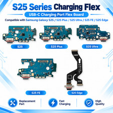 For Samsung S25/S25 Plus/S25 Ultra/S25 FE/S25 Edge USB-C Charging Port Flex UK