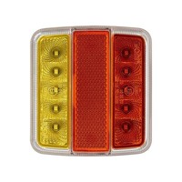 MultifunktionsrüCklicht 14 Leds 4 Funktionen 12V IP67 98X105 Mm